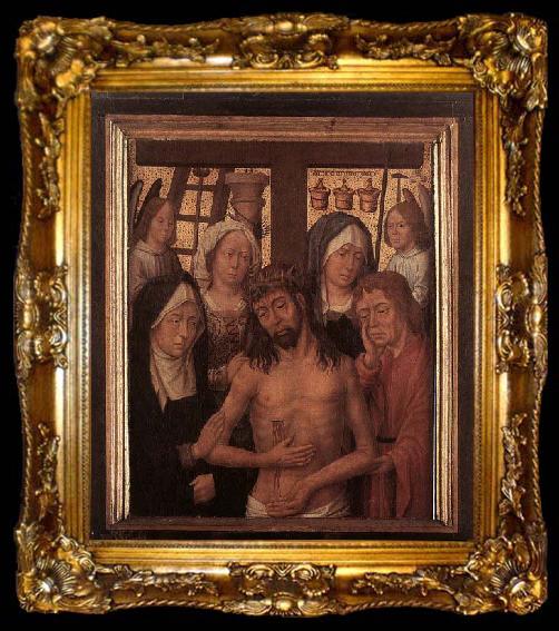 framed  Dennis Miller Bunker Man of Sorrows with Mary and John and Two Holy Women, ta009-2